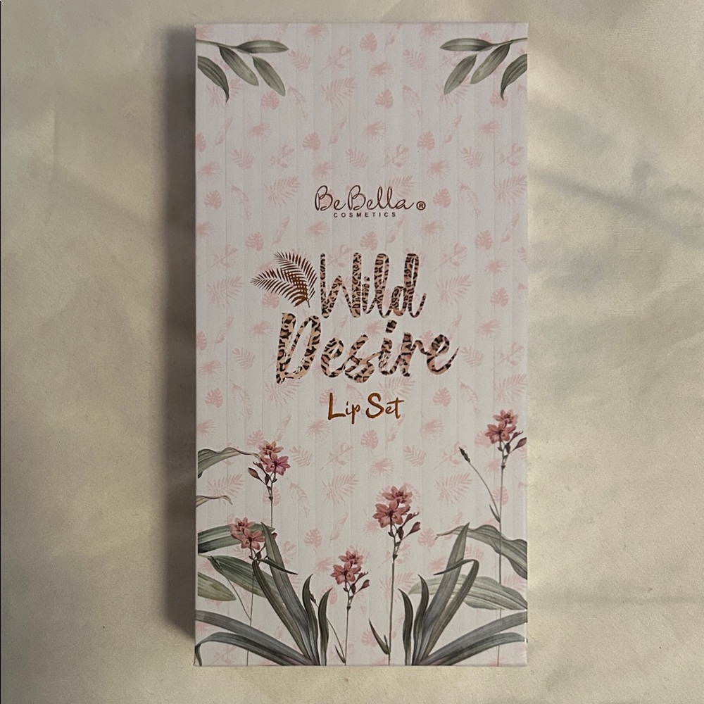 Lip set Don't Tempt me gloss& it's a habit liner  magnetic closure gift box NWT